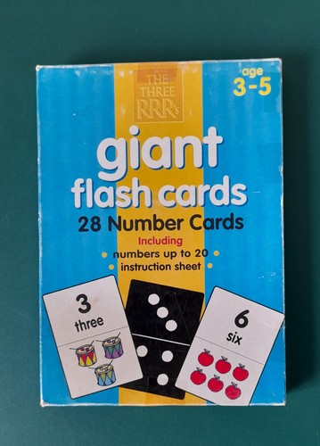 Numbers flash cards - cards, large