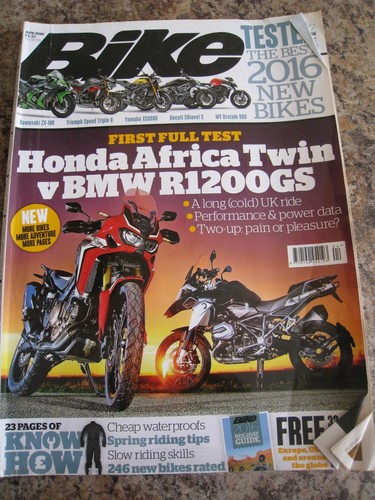 Bike apr 2016 honda - bike, africa