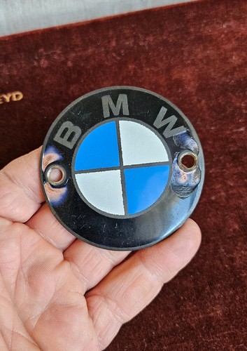 Vintage enamel motorcycle - enamel, tank
