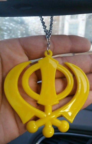 Large yellow acrylic - , khanda