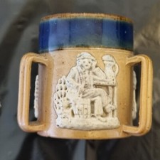 Rare Royal Doulton Miniature 3 Handle loving Cup 1921