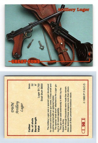 Artillery luger great - artillery, #98