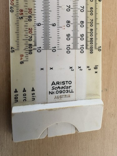 Slide rule - slide,