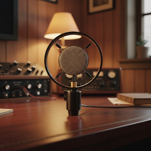 Vintage condenser microphone - condenser,