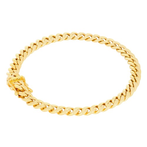 14k yellow real gold 7mm - 14k, 5.7mm