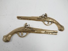 Pair of Vintage Ornate Brass
