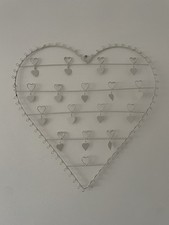 Large white shabby chic wire - white,