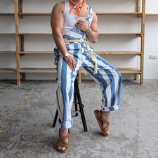 Unisex LEVIS Striped Dungarees