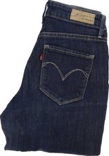 Levi's Demi Curve Women Blue Skinny Slim Stretch Jeans W26 L28 (43455)