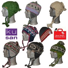 KuSan 100% Wool Beanie Bobble