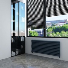 Carisa Tallis XL Double Anthracite Designer Radiator