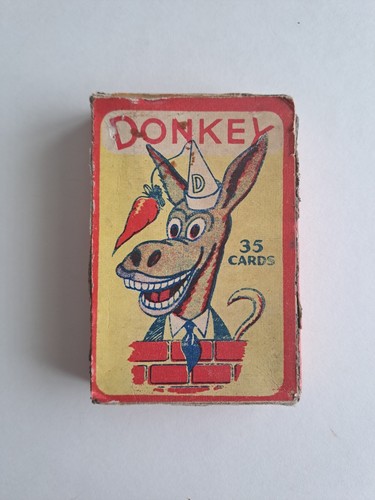 1950s donkey card game - game, by