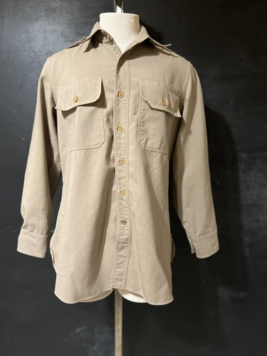 1940s military shirt khaki - military,