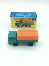 Matchbox 1e Mercedes Benz Lorry in original box printed by Bowater's