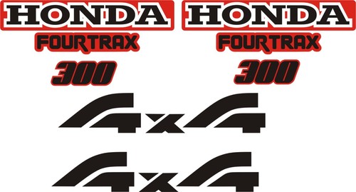 Honda fourtrax 300 decal - 300, kit