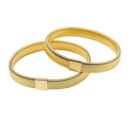 2pcs elastic metal arm bands - elastic,