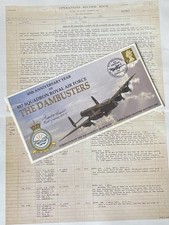 617 Sqn Signed Cover Dambuster