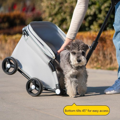 Small pet stroller dog - small,