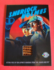 SHERLOCK HOLMES POSTER IDA LUPINO USED HANDBAG RELIC CARD MR ADAMS & EVE TV SHOW