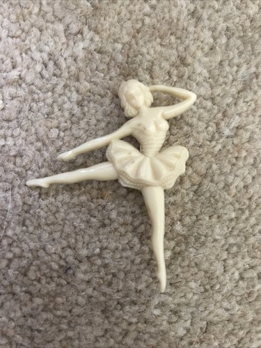 Vintage ballerina brooch made - ballerina,