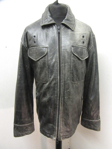 Vintage leather motorcycle - leather,