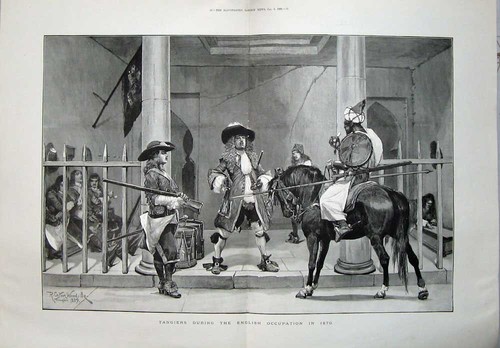 Antique old print 1889 - antique,