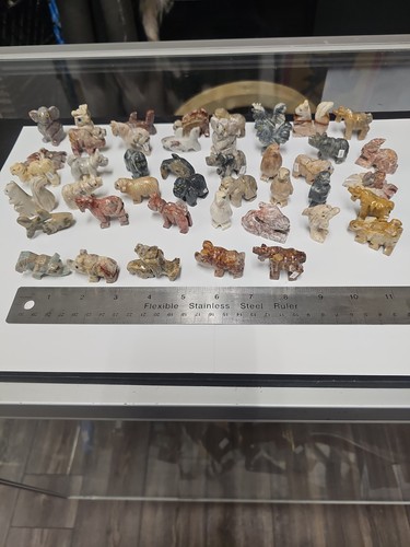 Bulk lot carved - lot, 44