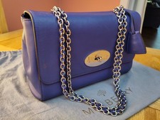 Mulberry Lily blue lambskin