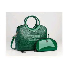 Crocodile texture faux leather - crocodile,