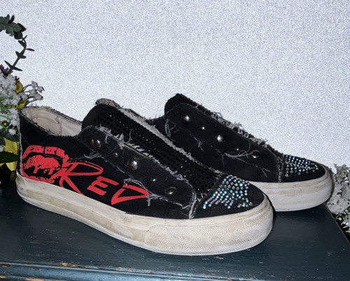 Ecko red black - black, studded