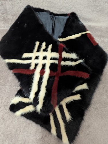 Rare burberry faux - rare,