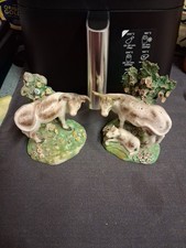 Pair Of Antique Derby Cows 5.5 Inch A/F