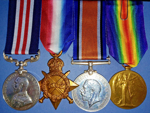 Ww1 military medal group - ww1,