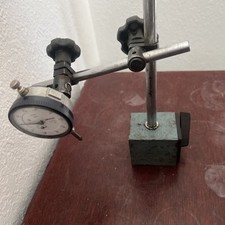 Mitutoyo Magnetic Base stand clock dial gauge 7010SN + Dial Test Indicator