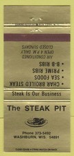 Matchbook Cover - Steak Pit