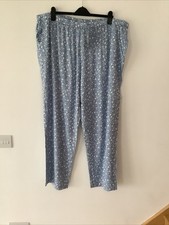 Ladies Trouser Colour Washed Blue  Size 26 From Cotton Traders BNWTs