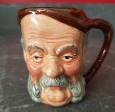 Vintage Lancaster Sandland Ware Falstaff Character Mini Jug. Approx 2.5 in 6.5cm