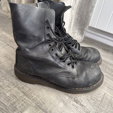 Solovair Black Greasy 11 Eye