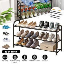 Shoe Rack 3 Tier Extendable
