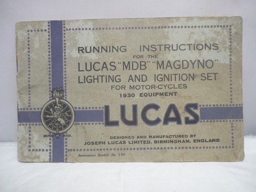 Lucas mdb magdyno - magdyno, lighting