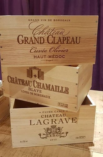 Pack french crested wooden - -,