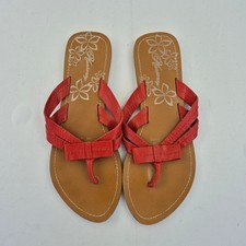 MANTARAY Sandals Size 5 Red