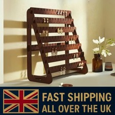 Retro Wooden Earring Holder