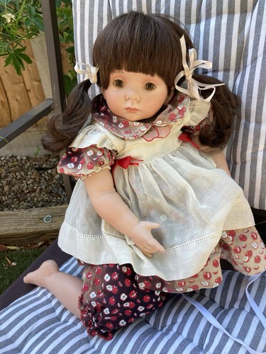 Vintage toddler porcelain doll - vintage,