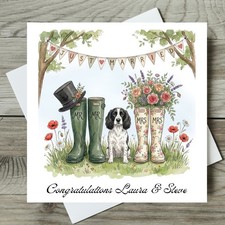 Dog Wedding Card Rottweiler