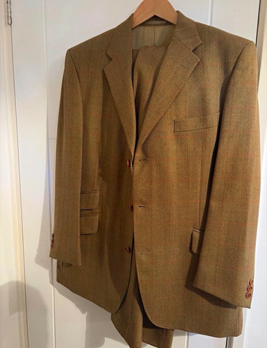 Magee brown tweed - tweed, check