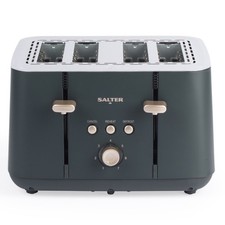 Salter Toaster 4 Slice  Modern Marino Finish Defrost/Reheat/Cancel Function