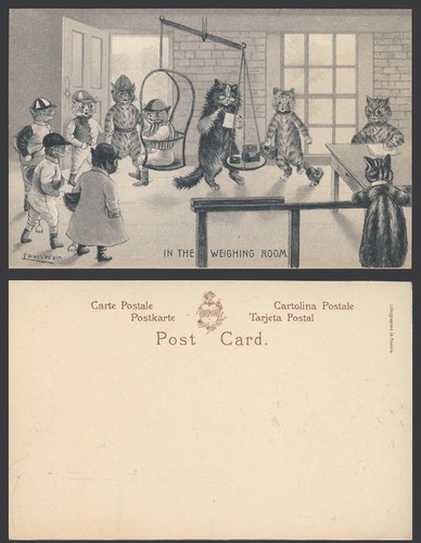 Louis wain artist - wain, signed