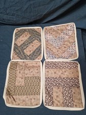 Set 4 Quilted Patchwork