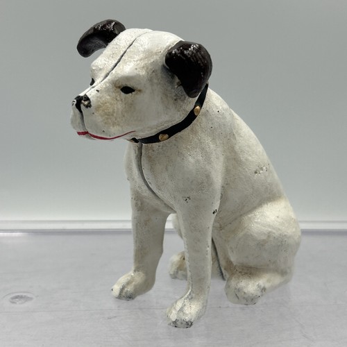 Cast iron vintage nipper dog - iron,